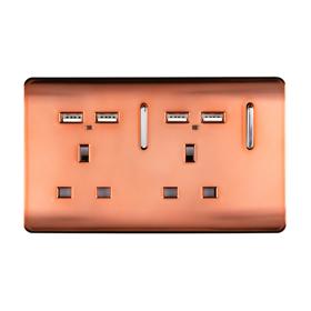 Copper Wiring Accessories Trendi Decorative Screwless